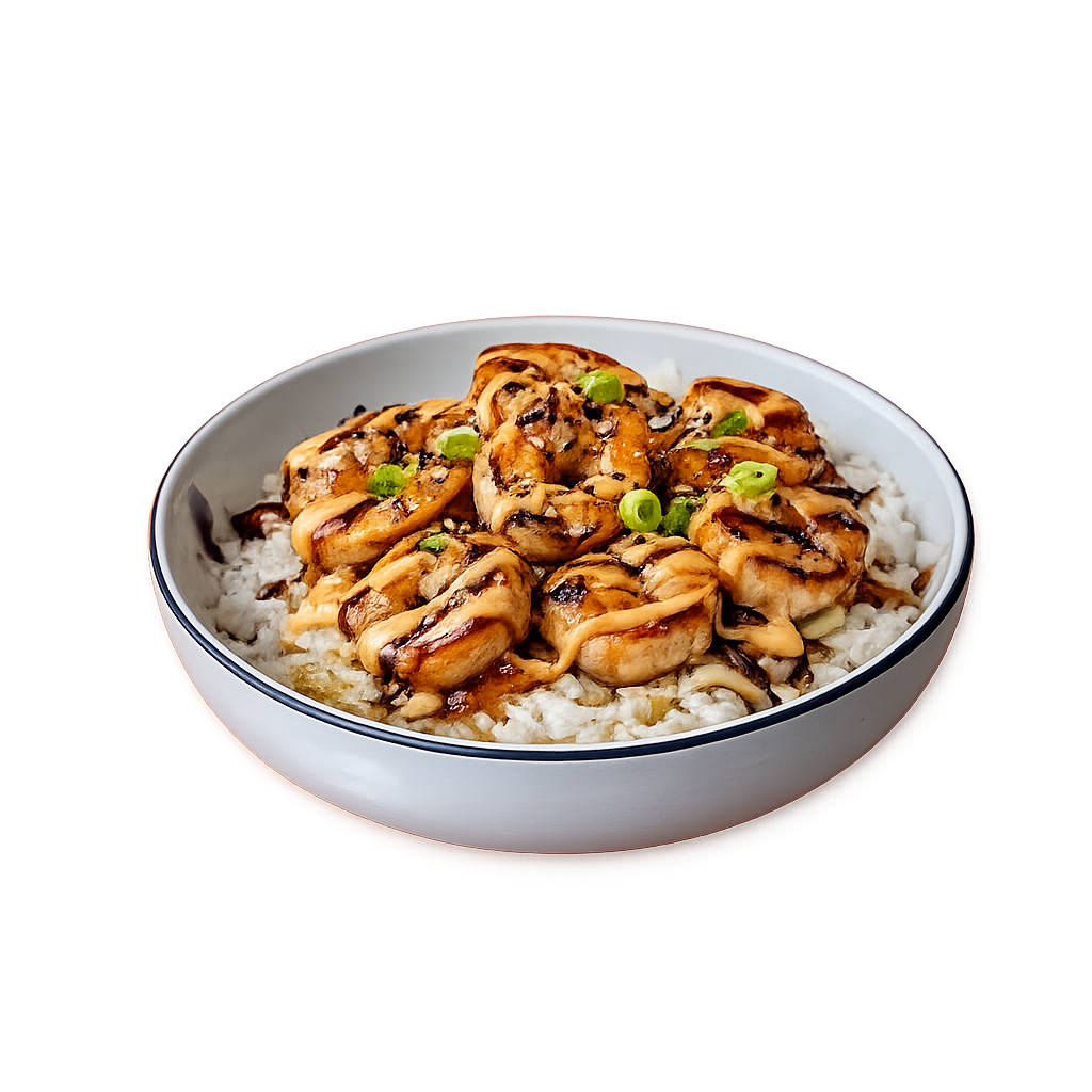 Donburi Scampis Grillés